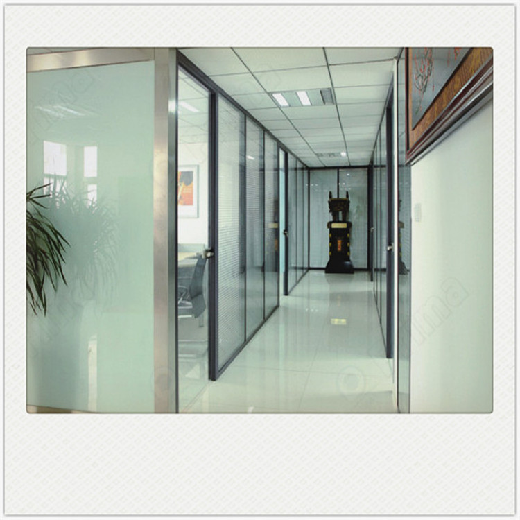 Customized Industrial aluminum/glass wall with folding door used for office/living room partitions