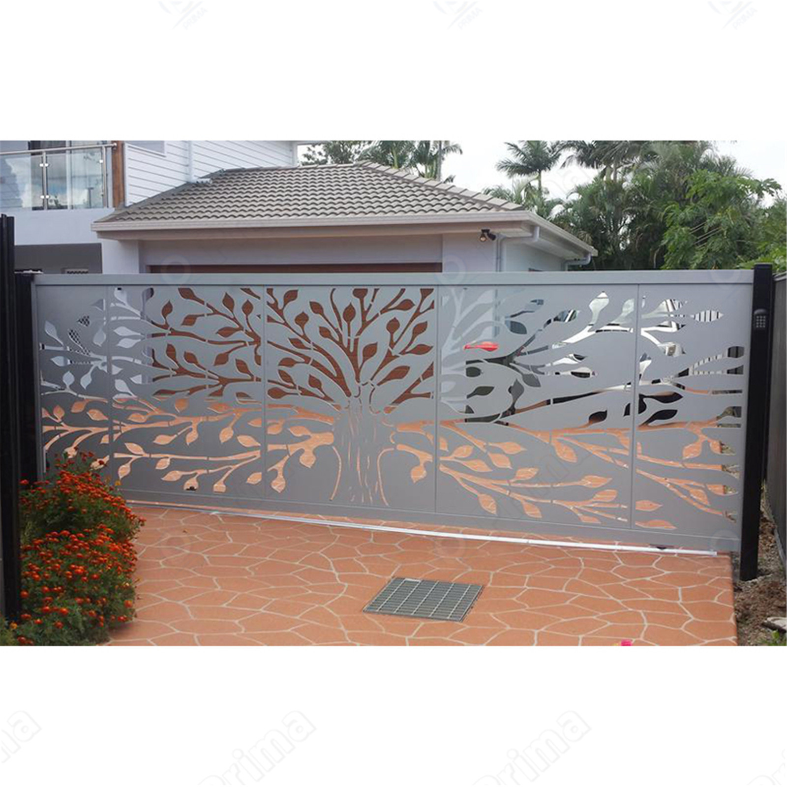 Laser Cut Metal Screens Outdoor Decorative Panels Sheet Aluminum Screen Garden Fence