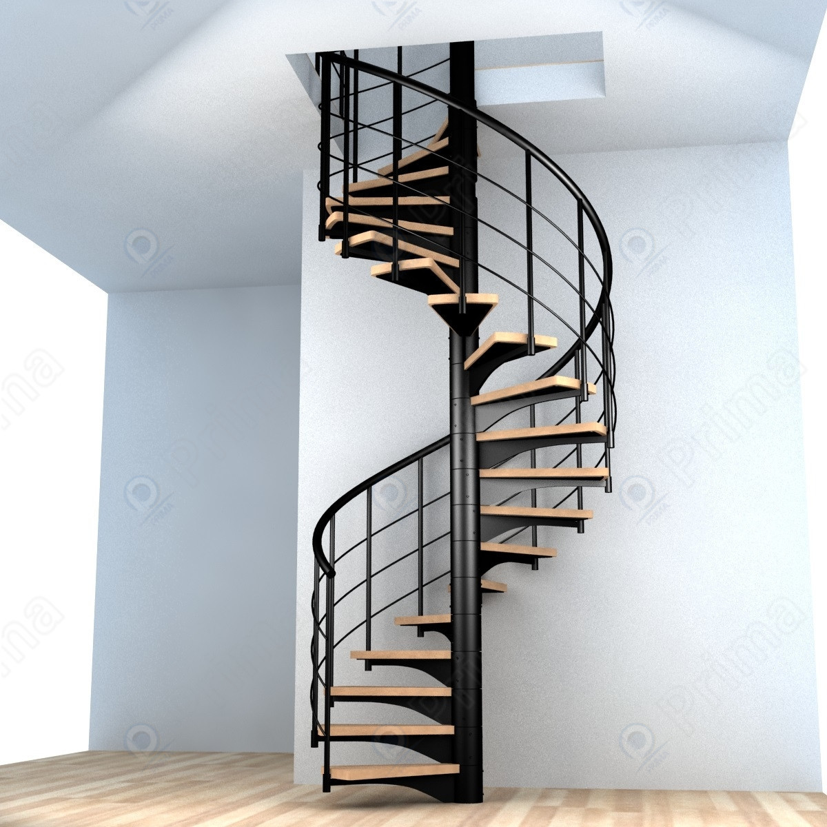 China factory supplier cast Iron staircase outdoor used spiral staircase for sale