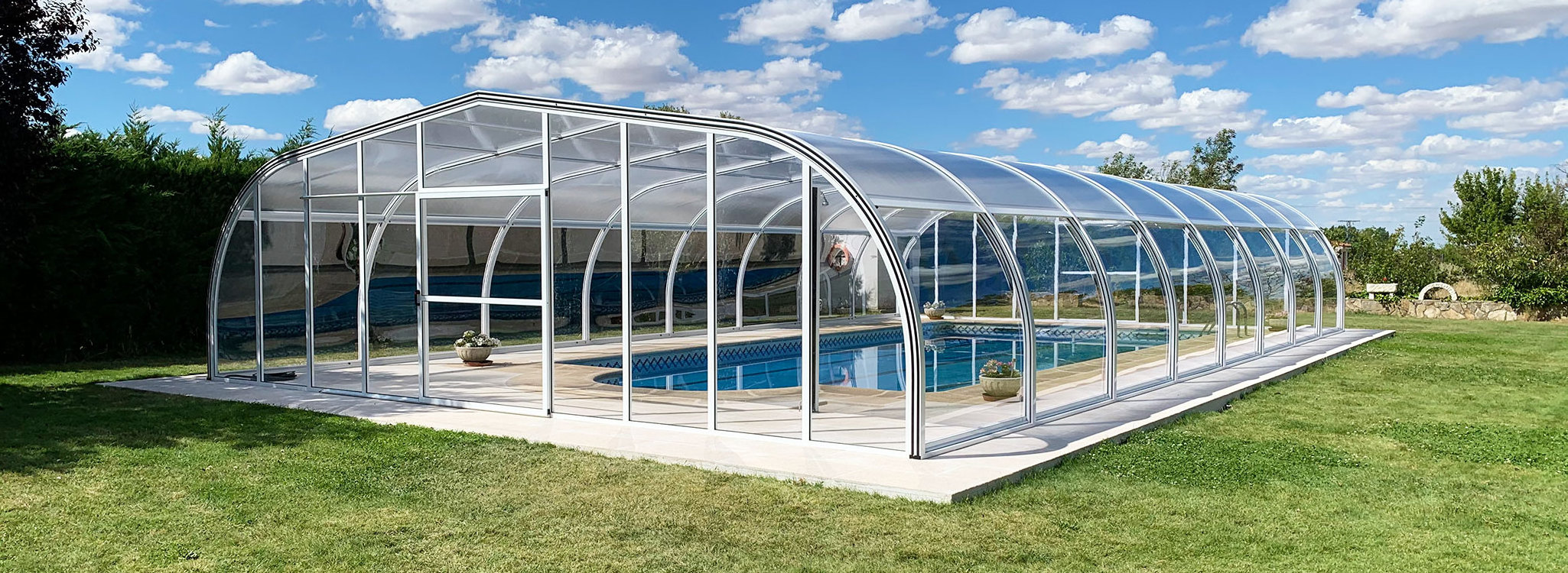 Portable Aluminium Winter Garden Swimming Pool 4 Season  Sunrooms Glass Houses