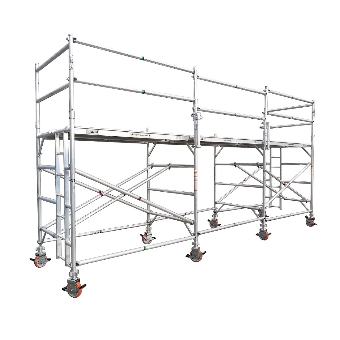 Prima High Quality Aluminum Scaffolding Climbing Ladder For Warehouse Construction Step Monkey Ladder