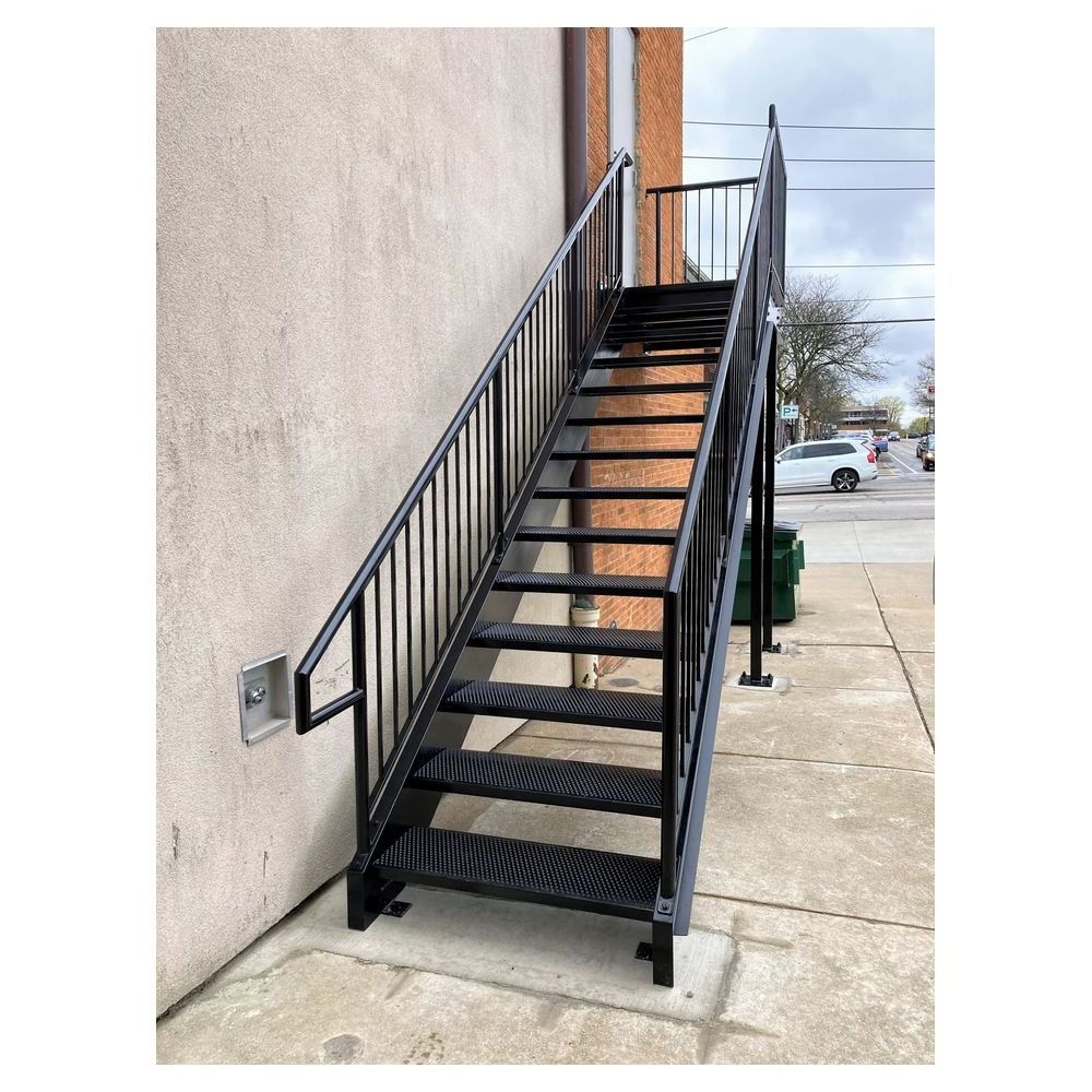 Prima building exterior stairs fire escape stairs