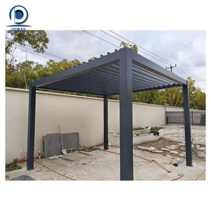 Prima High Quality Smart Aluminium Awning Patio Outdoor Garden Pool Furniture Opening Louver Roof Gazebo Electric Pavilion