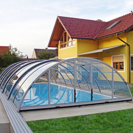 Portable Aluminium Winter Garden Swimming Pool 4 Season  Sunrooms Glass Houses