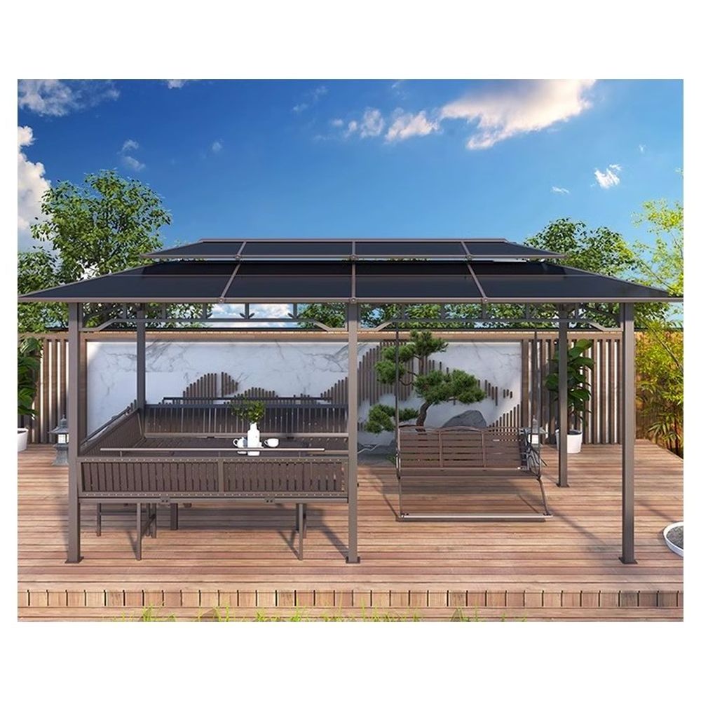 Prima Factory Supply Patio Furniture Sets Luxurious Outdoor Garden Pergola Aluminium Pergola Systems