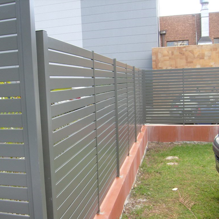 Aluminium Slat Louvered Fence Decorative Garden Fencing