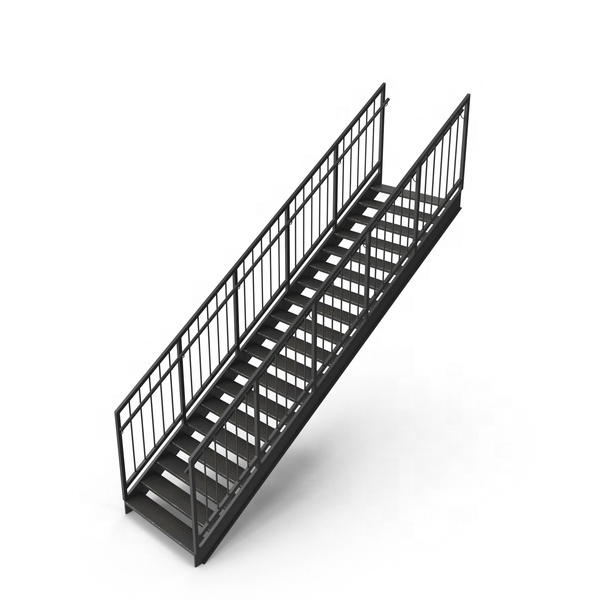 Outdoor fire escape stair used metal stairs