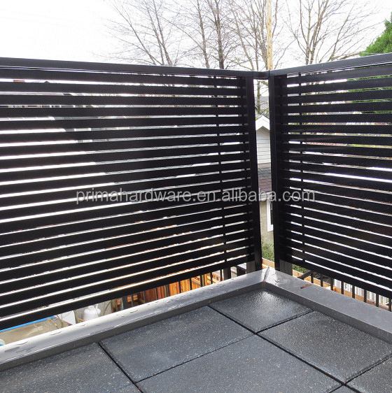 Small Cheap Aluminium Slat Garden Fence