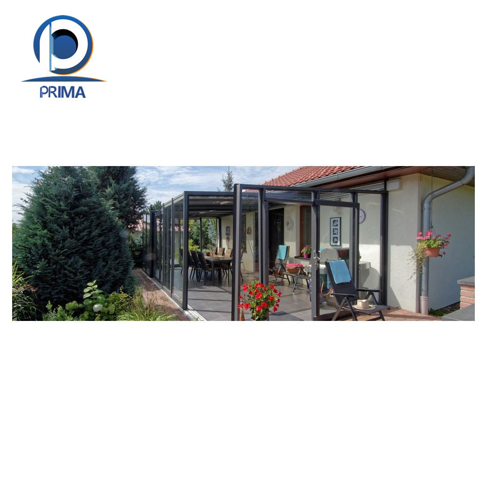 Prima Sunrooms Villa House/Garden  Luxury Custom Conservatory  Solarium Glass Houses Outdoor Greenhouse Aluminum Profile Sunroom