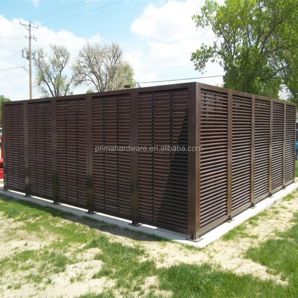 Small Cheap Aluminium Slat Garden Fence