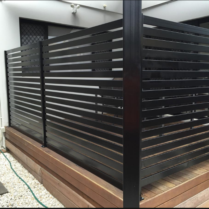 Aluminium Slat Louvered Fence Decorative Garden Fencing