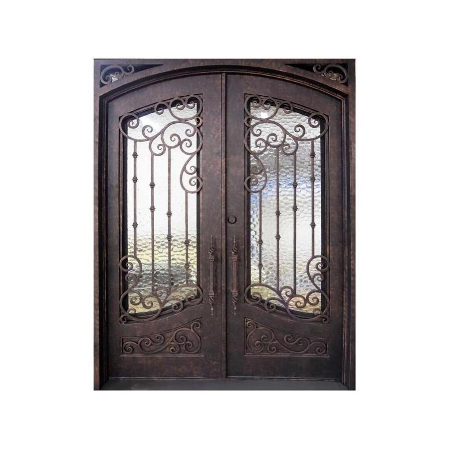 Prima Wrought Iron Door Flower Ornament Forged Wrought Iron Square Tube Main Gate Modern Interior Design