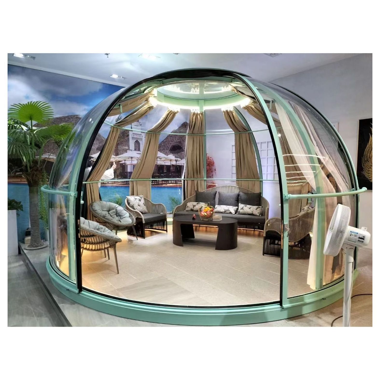 Prima Starry Sky Cabin House PC Home Dome Transparent Bubble Dome Tent For Dining House/Cafe/ Resorts/ Villas/ Camping