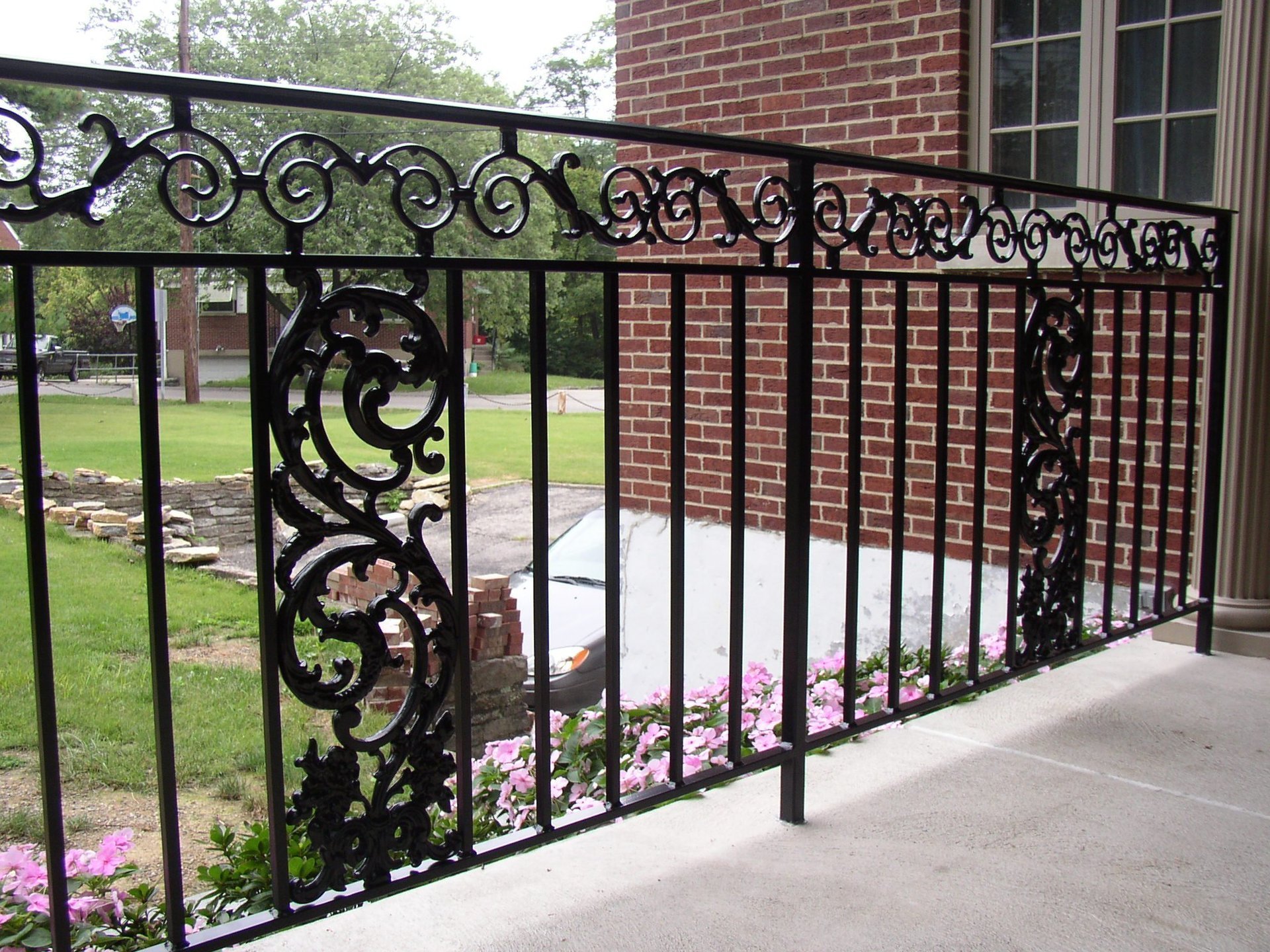 Wrought Iron Metal Interior Wall Stair Railings