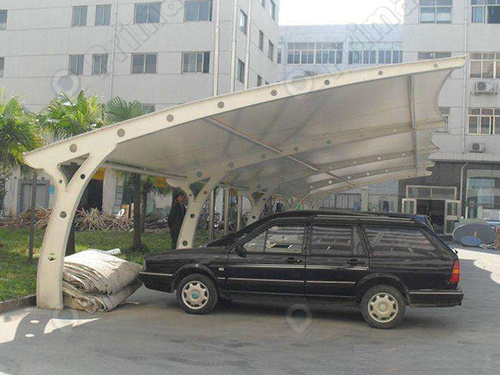 Prima Customized size& style professional single & double car parking shade/modern design waterproof sun shade carport