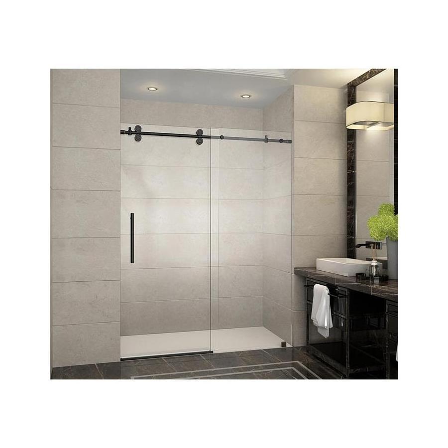 Prima American Style Frameless Glass Sliding Shower Cabin with Barn Door