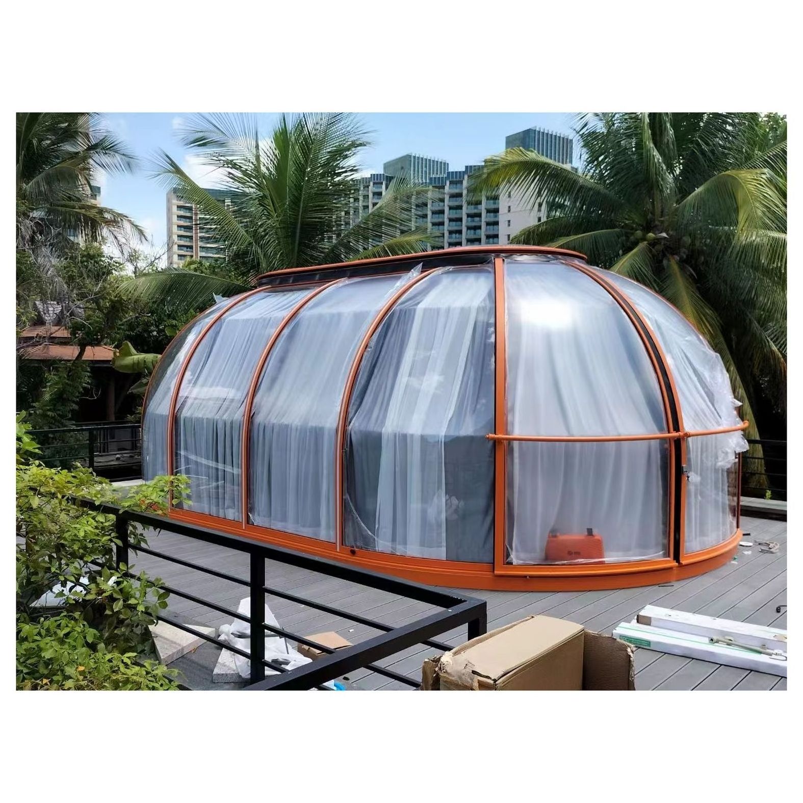 Prima Starry Sky Dome Tent For Living Camping Transparent Clear Home Bubble Igloo House