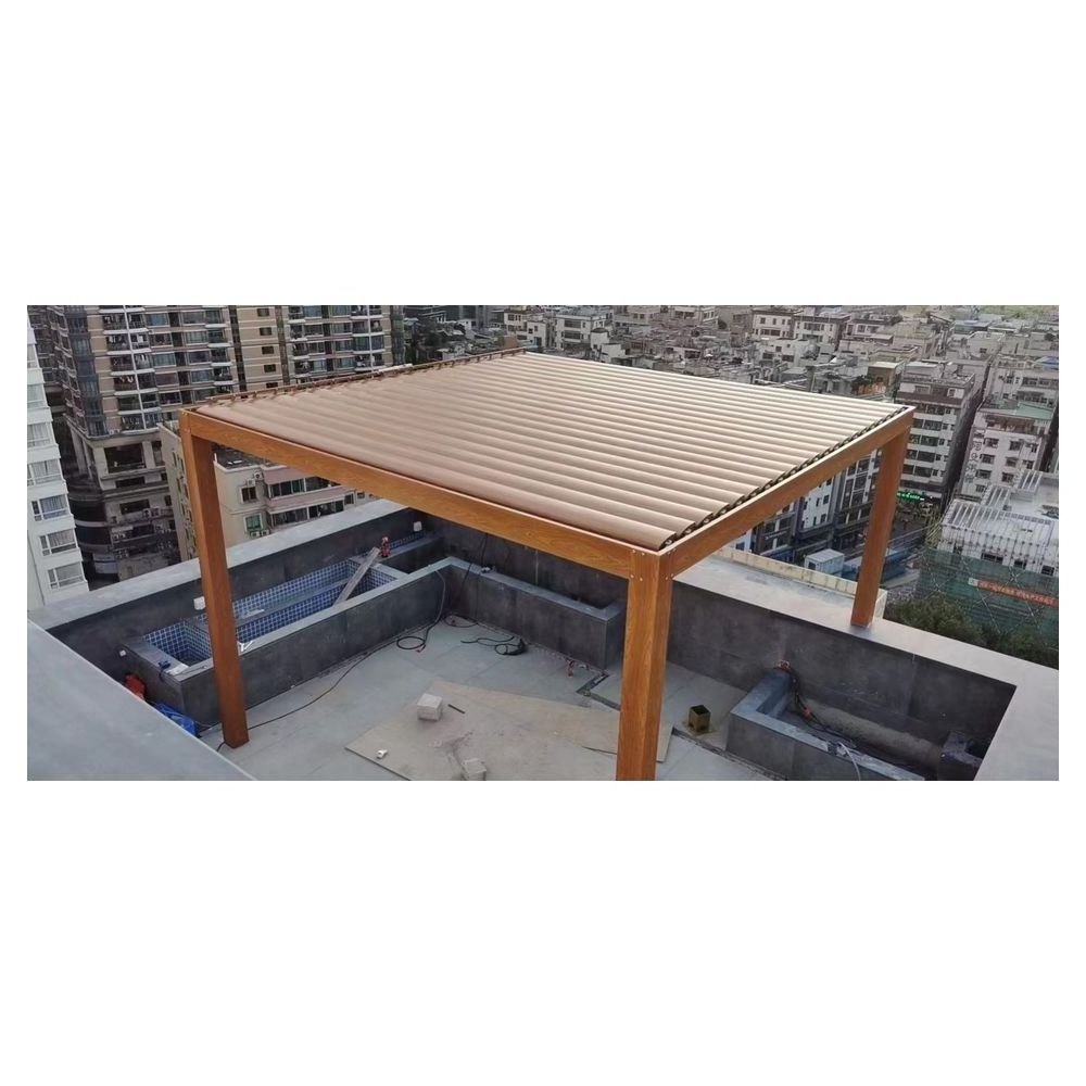 Optima Aluminum Pergola With Canopy Aluminum Pergola Outdoor Pergola Aluminum Rot Proof