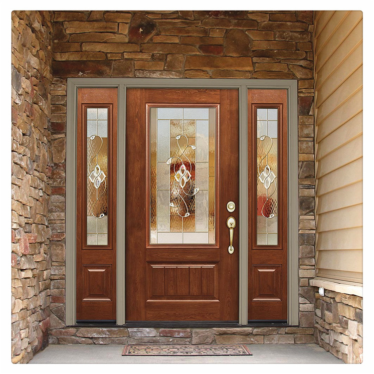 Luxury Main Door Solid Wood Entry Door