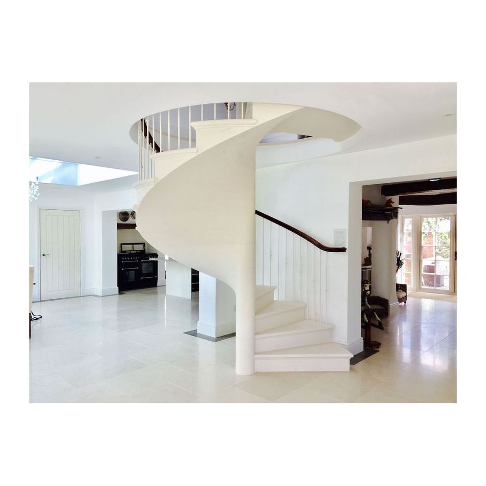 Optima Modern Curved Staircase Railing Kits Modern Customized Metal Stringer Curved Staircase Curved Staircases