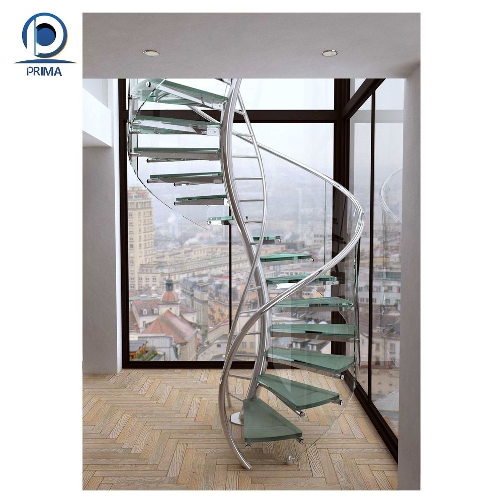 Optima  Top Sale Building Core Mild Steel Iron Indoor Stair Used Outdoor Spiral Staircase Design