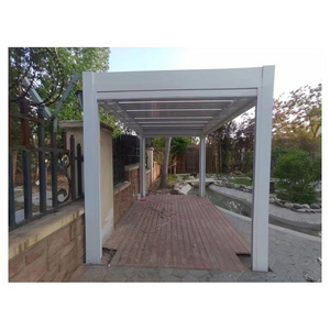 Prima Opening Louver Roof Motorized Sunshade 12x12 Garden Aluminium Gazebo Outdoor Pergola With Roof