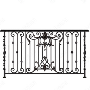 Wrought Iron Metal Interior Wall Stair Railings