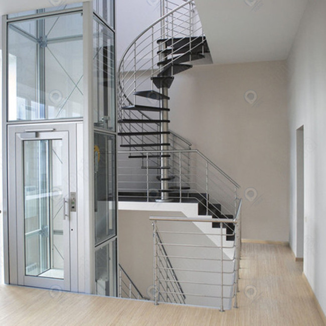 Prima Factory Supply Steel Stair Treads Powder Coated Staircase Outdoor&Indoor Spiral Stairs Railing Design