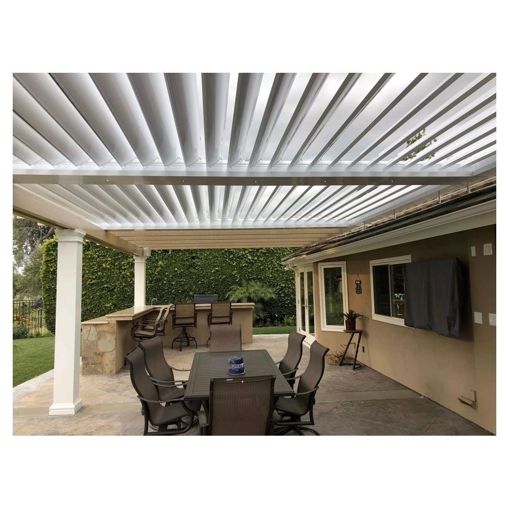 Prima Louvered Roof Pergolas Top Quality Cheap Price Customized Aluminium Louver Pergolas