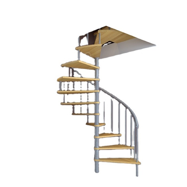 Prima Factory Supply Steel Stair Treads Powder Coated Staircase Outdoor&Indoor Spiral Stairs Railing Design