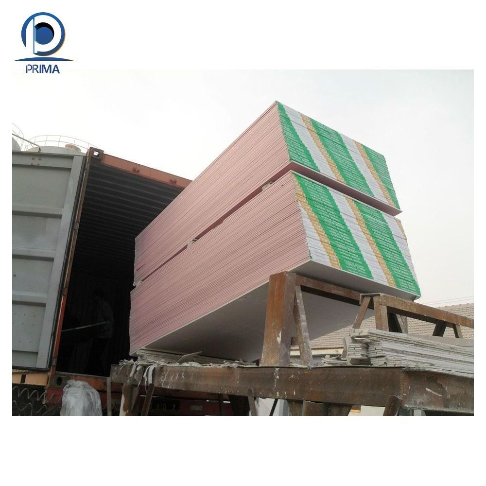 Wholesale 12mm Gypsum Board Prices Plasterboard Drywall Natural Gypsum Sheetrock Standard Gypsum Board