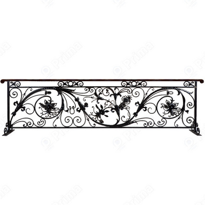 Top selling wrought iron staircase railing mold for concrete ground