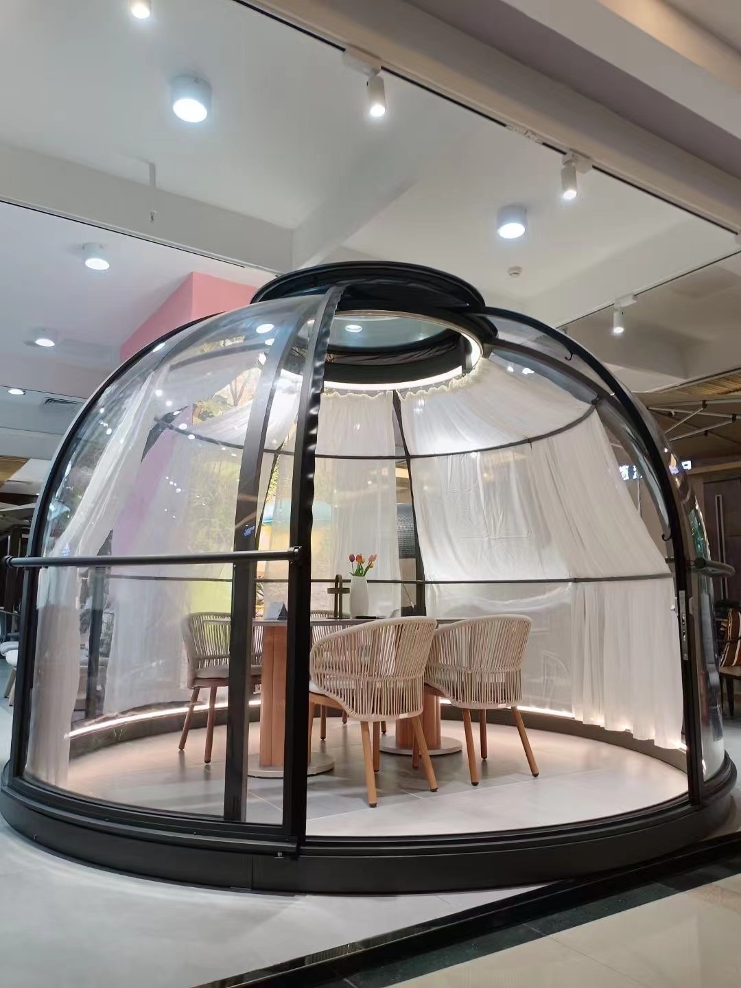 Prima PC Sheet Star Room Clear Prefabricated Prefab Igloo Camping Transparent Bubble House Tiny House Bubble House Dome Tent