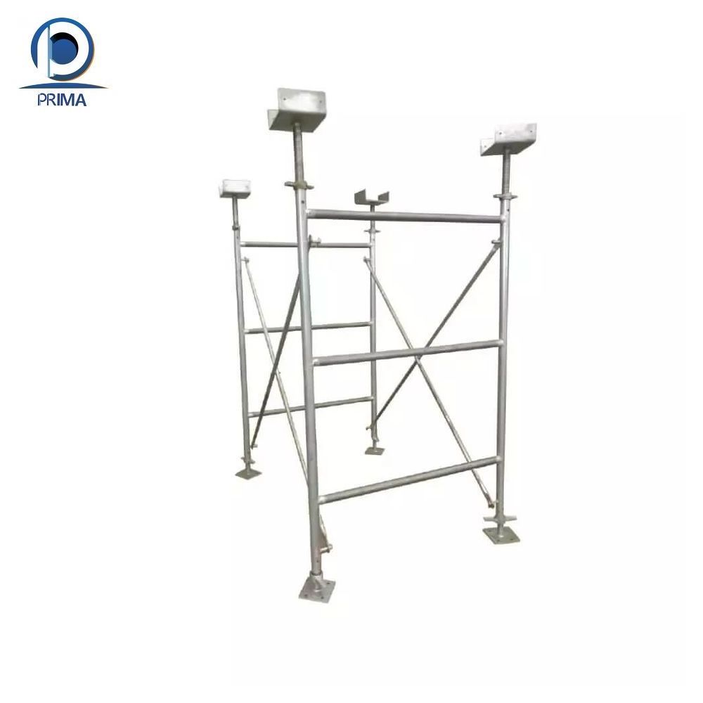 Prima Construction Aluminum Ringlock Swing Stage Frame Steps System Plank Scaffold