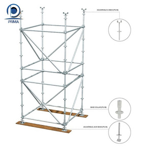 Prima Steel Swing Stage Construction System Steps Ringlock Coupler Plank Frame Scaffold