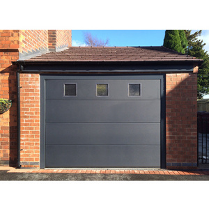 Villa Garage Gate Sliding Vertical  Steel Structure  Rolling Shutter Doors Electric Control Garage Door