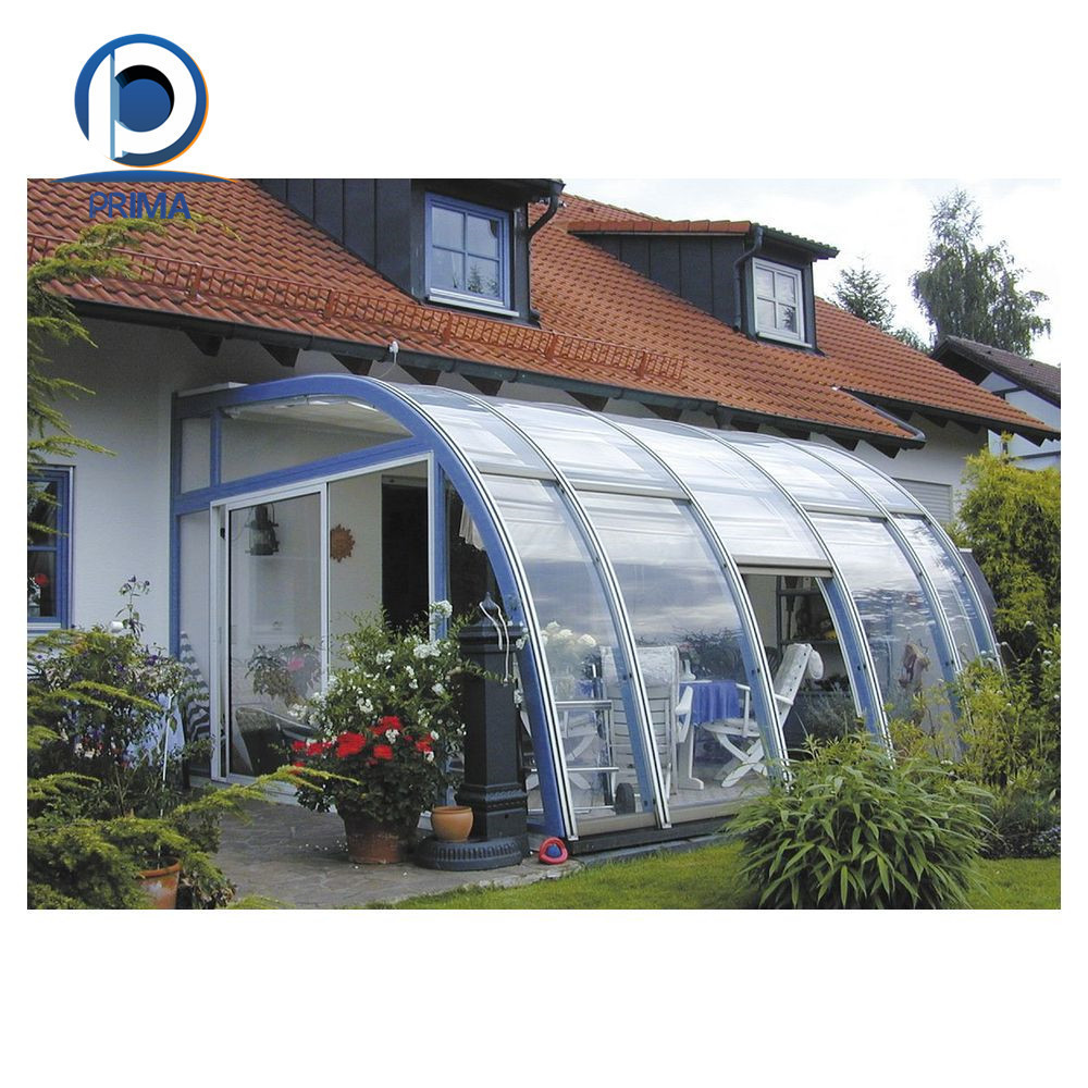 Prima Customized Cheap Sunroom Kits Outdoor Aluminum Glass Sunrooms 4 Season Prefabricated