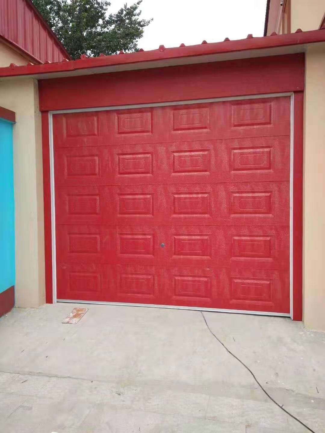 Villa Garage Gate Sliding Vertical  Steel Structure  Rolling Shutter Doors Electric Control Garage Door