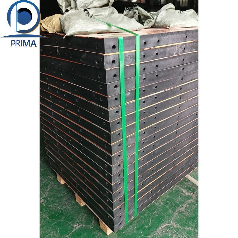 Prima high density solid PVC plastic board formwork for concrete