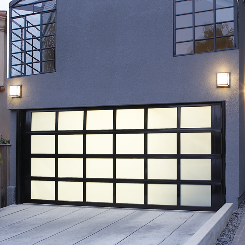 Villa Garage Gate Sliding Vertical  Steel Structure  Rolling Shutter Doors Electric Control Garage Door