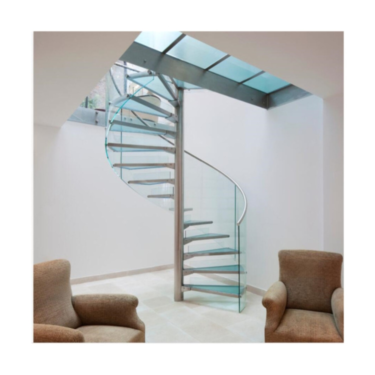 Prima foshan factory outdoor spiral staircase used spiral staircase for sale glass spiral staircase