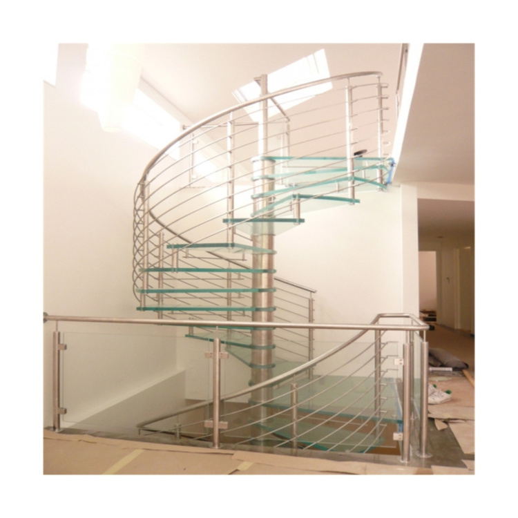 Prima foshan factory outdoor spiral staircase used spiral staircase for sale glass spiral staircase