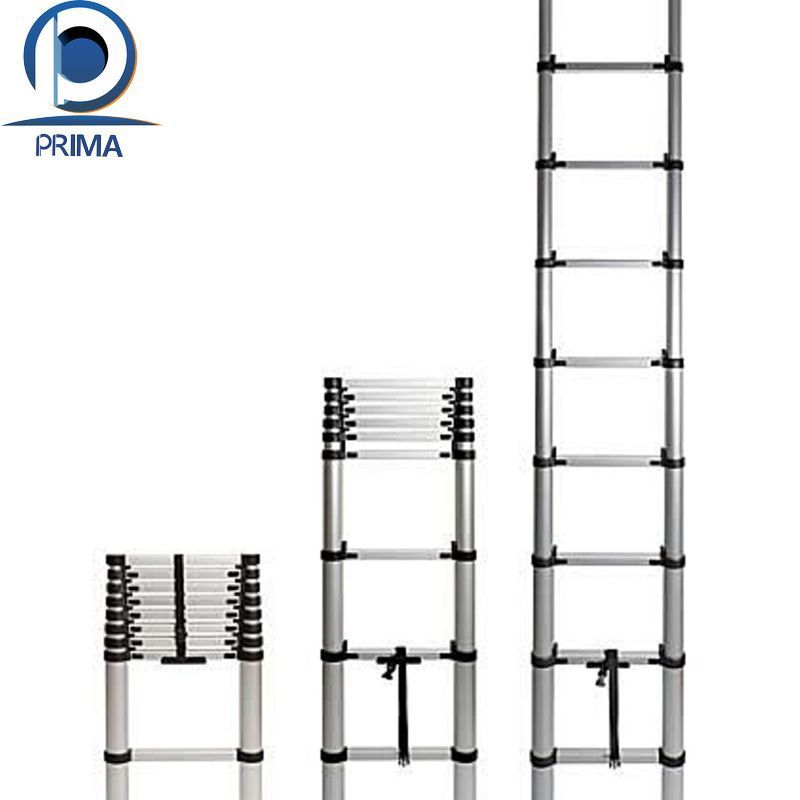 PRIMA Aluminium Wall Mounted Vertical Pull Down Attic Access Folding Loft Ladder With Door