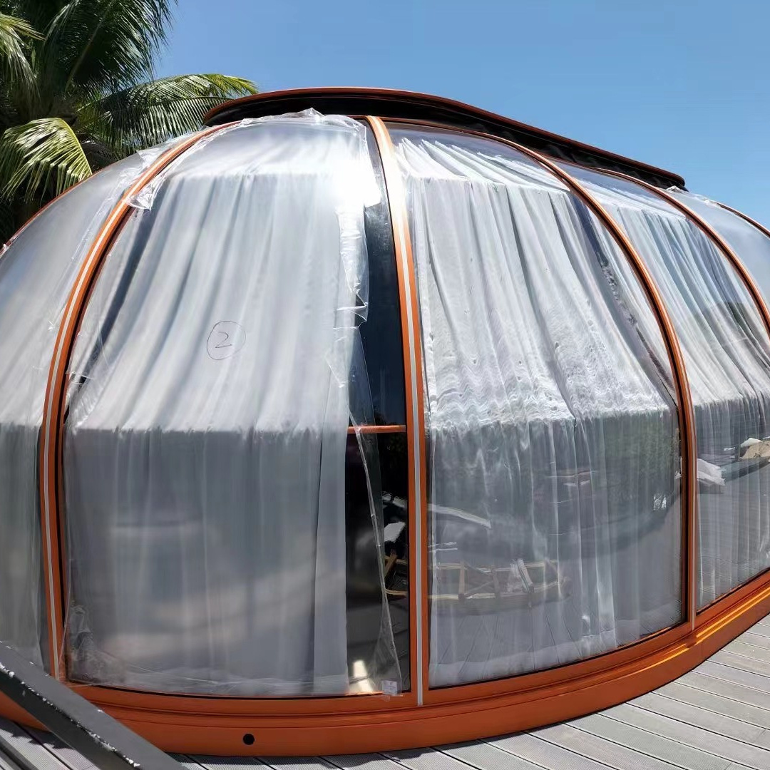 Prima PC Sheet Star Room Clear Prefabricated Prefab Igloo Camping Transparent Bubble House Tiny House Bubble House Dome Tent