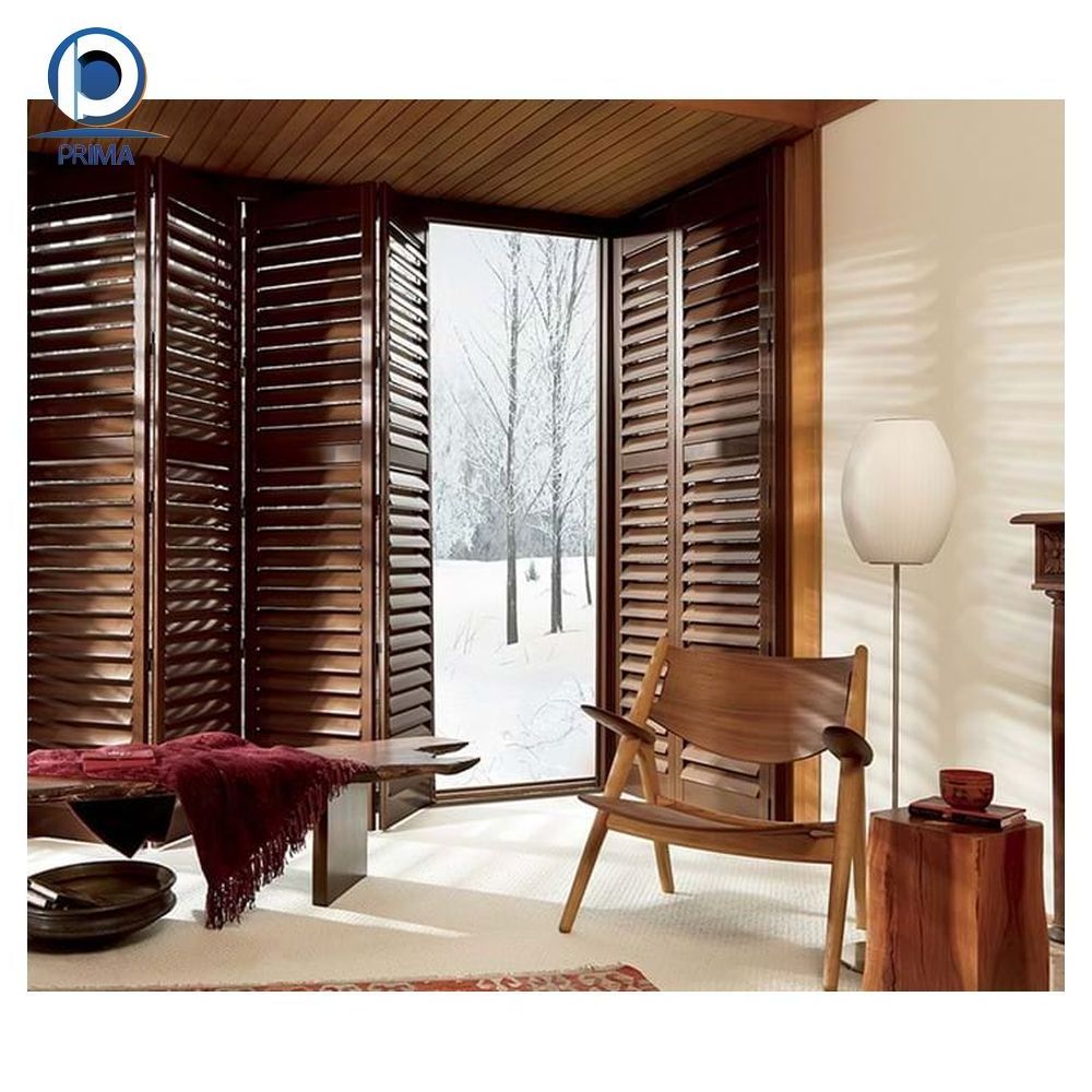 Prima Wholesale Timer Blinds Venetian Patio Shutter Wooden Plantation Shutters