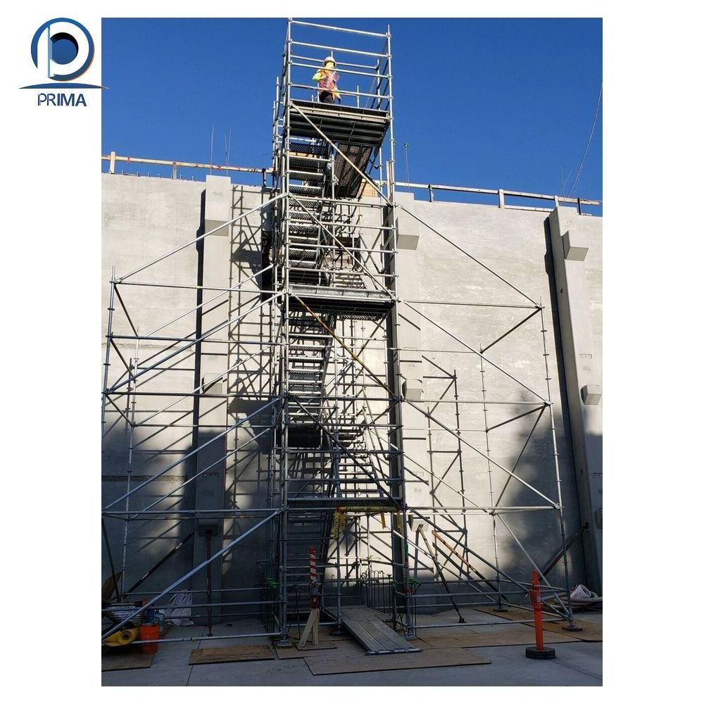 Prima Aluminium Scaffolding/Mobile Aluminium Telescopic Scaffolding Tower Ladder In Scaffolding