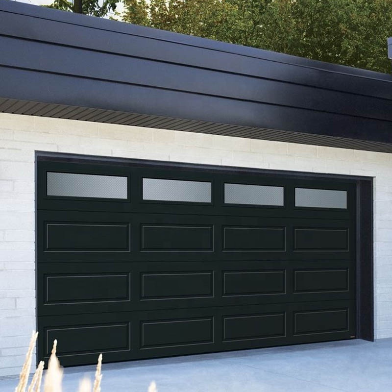 Villa Garage Gate Sliding Vertical  Steel Structure  Rolling Shutter Doors Electric Control Garage Door