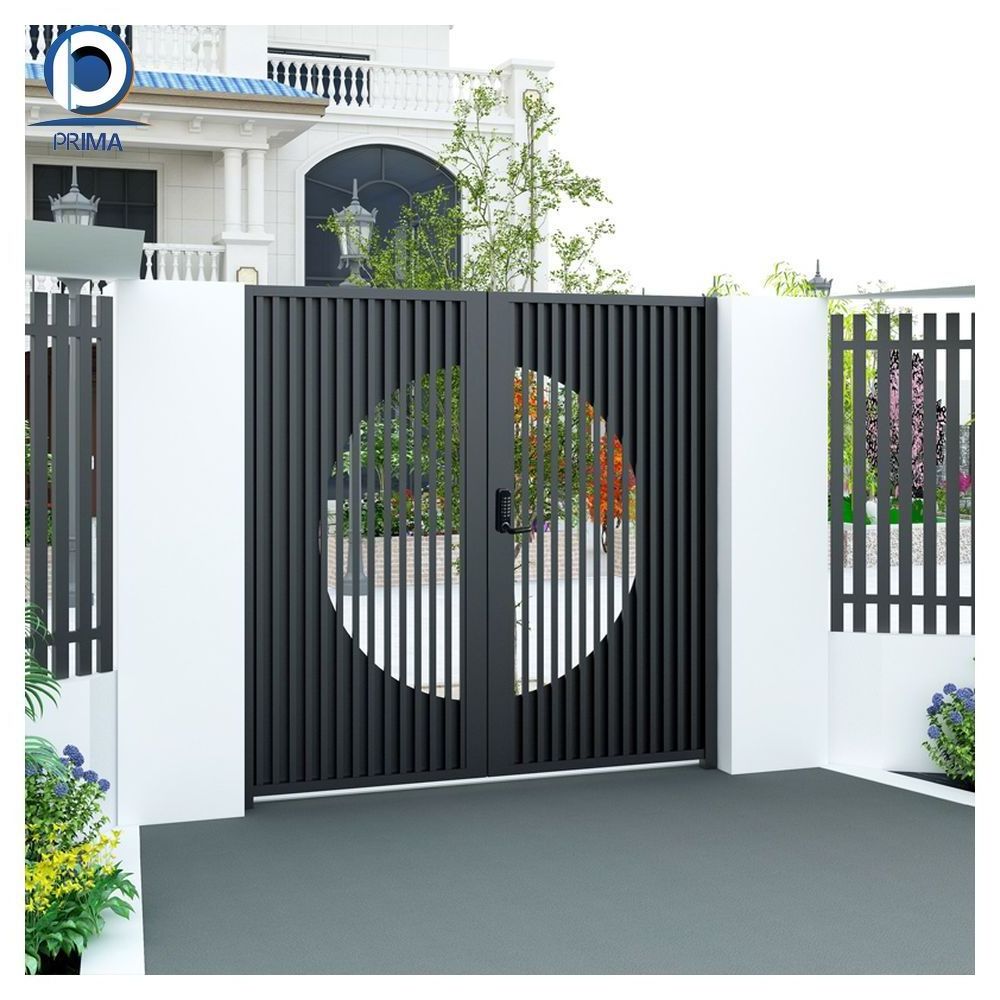 Prima Doors Outdoor Garden Wrought Iron Ornamental Iron Grills Cast Iron Metal Ornaments  Doors