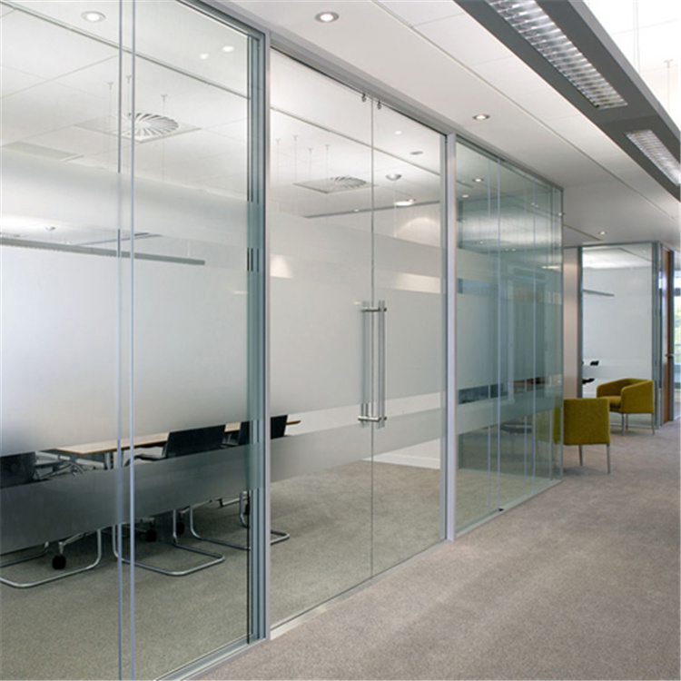 2019 office soundproof glass wall partition