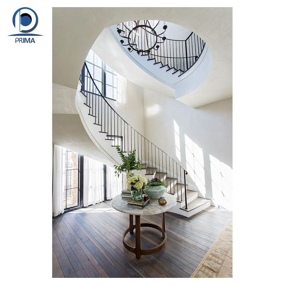 Prima Staircase Villa Design Curved Straight Spiral Outdoor Floating Kit Narrow Place Stair Staircase